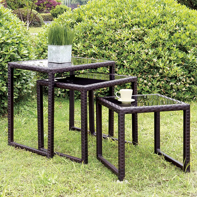 Furniture of America Rocio Nesting Side Tables