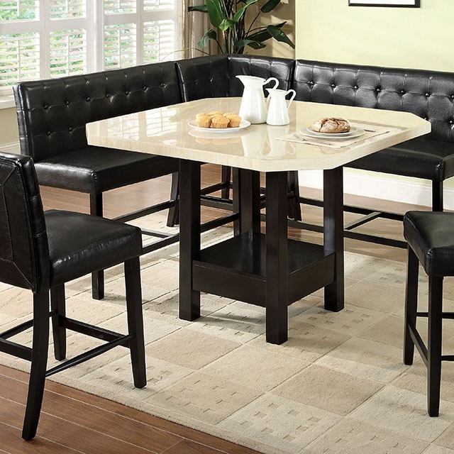 Furniture of America Bahamas Corner Counter Ht. Chair