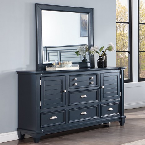 UNOA レオタード Toile de Jouy ネイビー 7部袖 Mサイズ Furniture of America | Manzanillo | Dresser