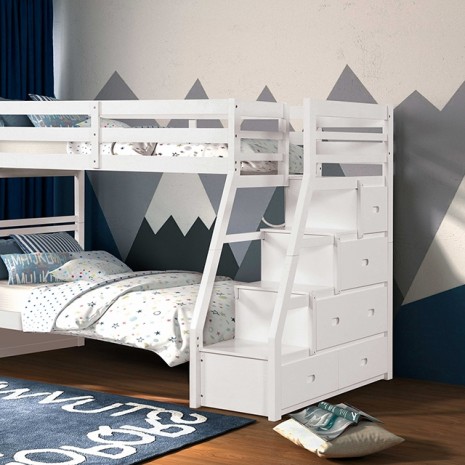 Furniture of America | Ellington | Twin/Full Bunk Bed