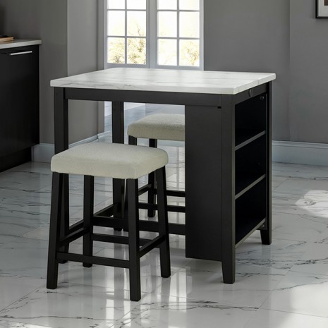 Furniture of America | Chalcedony | 3 Pc. Dining Table Set