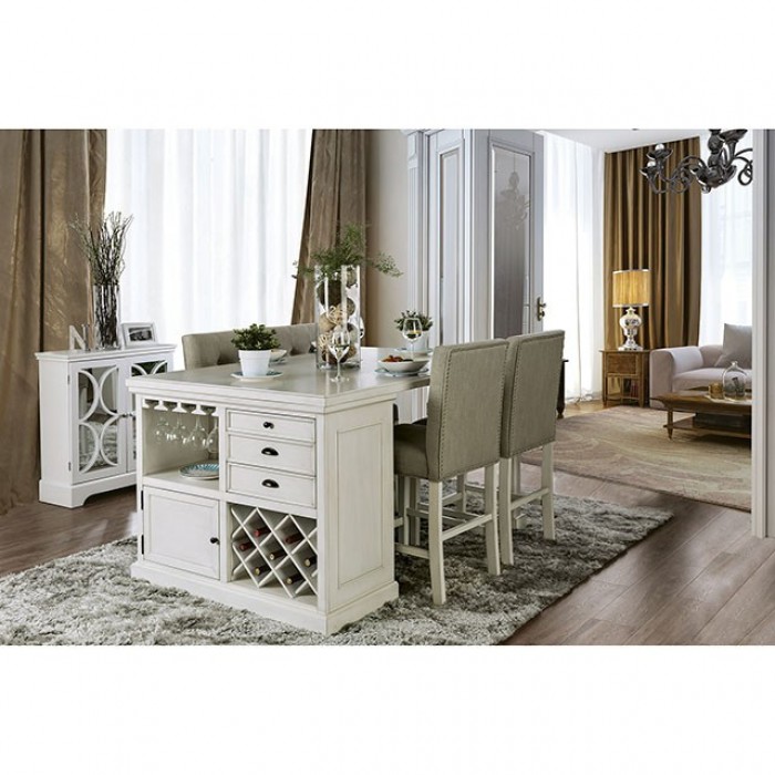 Furniture of America Sutton Storage Table - Thumbnail 5
