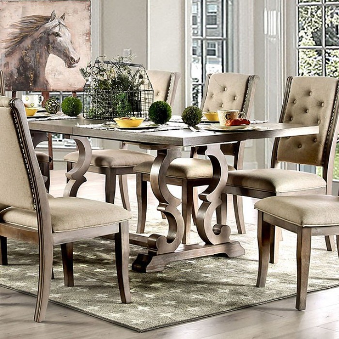 Furniture of America Patience Dining Table Set