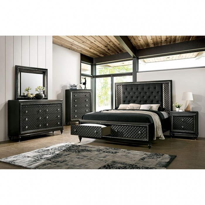 Furniture of America Demetria Night Stand - Thumbnail 2