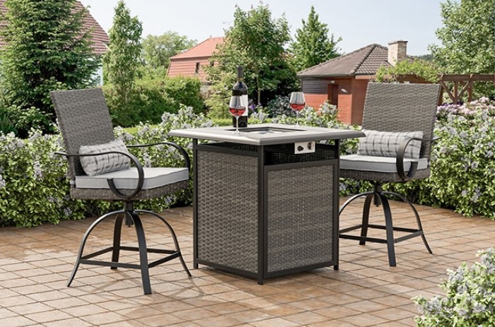 Furniture of America | Arosa | Fire Pit Counter Ht. Table