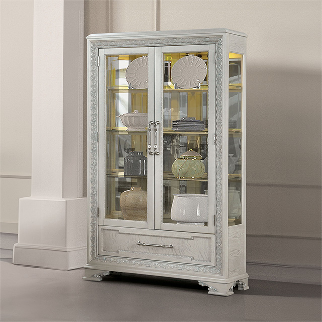 Furniture of America Stella Mia Curio Cabinet