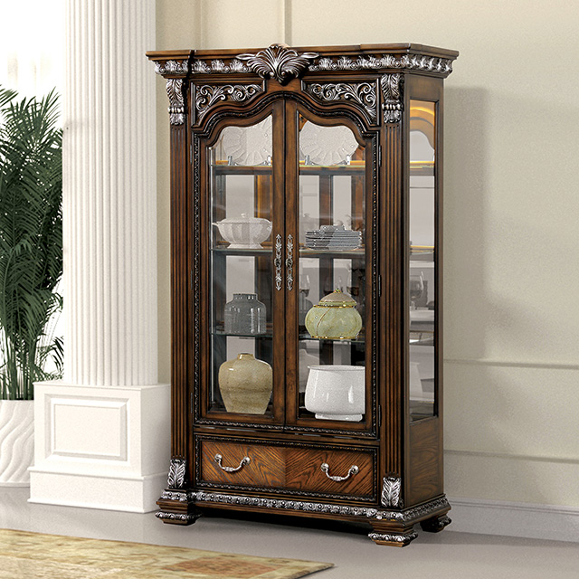 Furniture of America Promenade Curio Cabinet