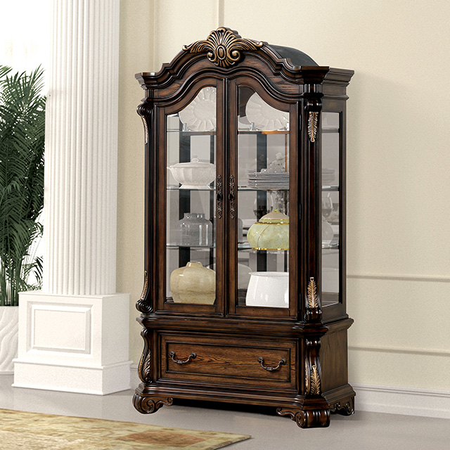 Furniture of America Leovanni Curio