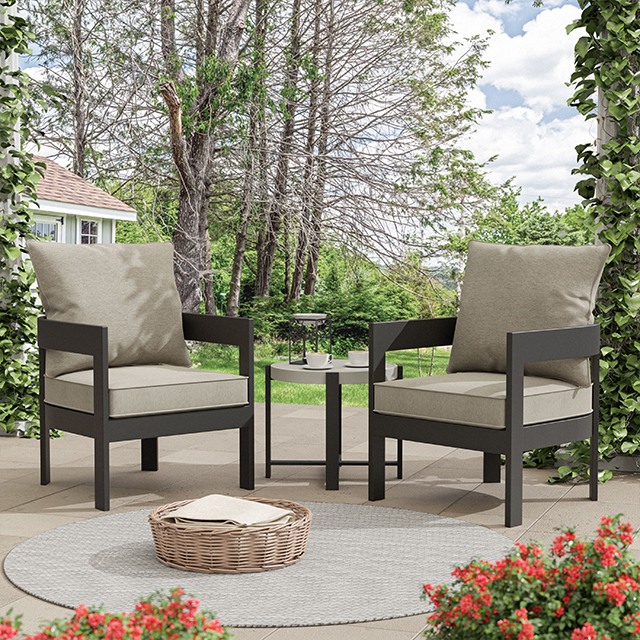 Furniture of America Lotus 3-PC Patio Set