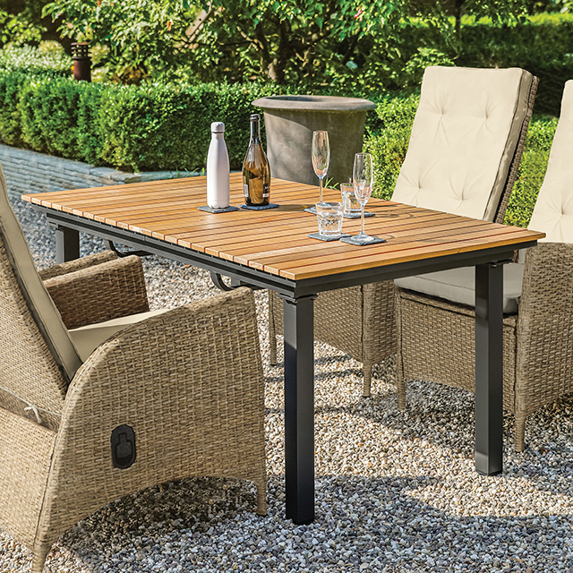 Furniture of America Mackay Patio Dining Table