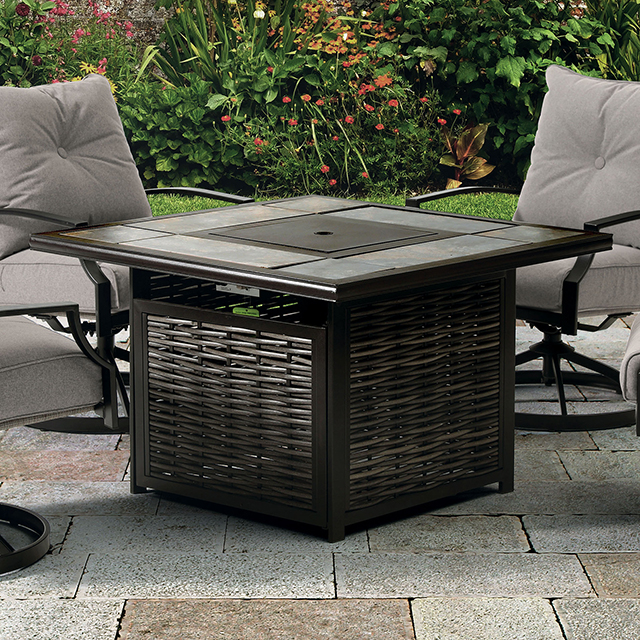 Furniture of America Segovia Fire Pit Table